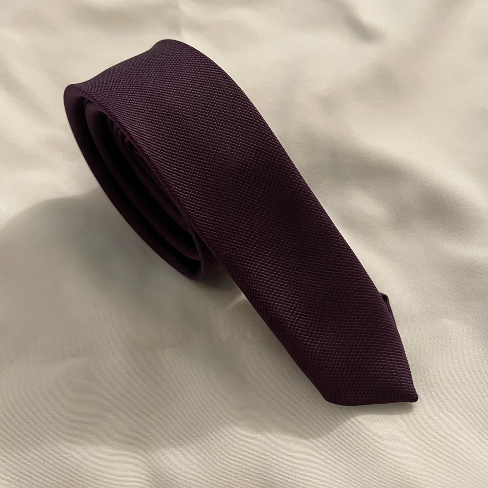 Purple Super Skinny Tie